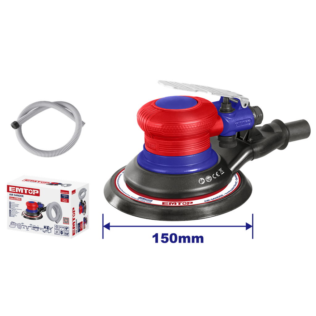 LIJADORA EXCENTRICA DE AIRE INDUSTRIAL 6&quot; 10500RPM - EMTOP