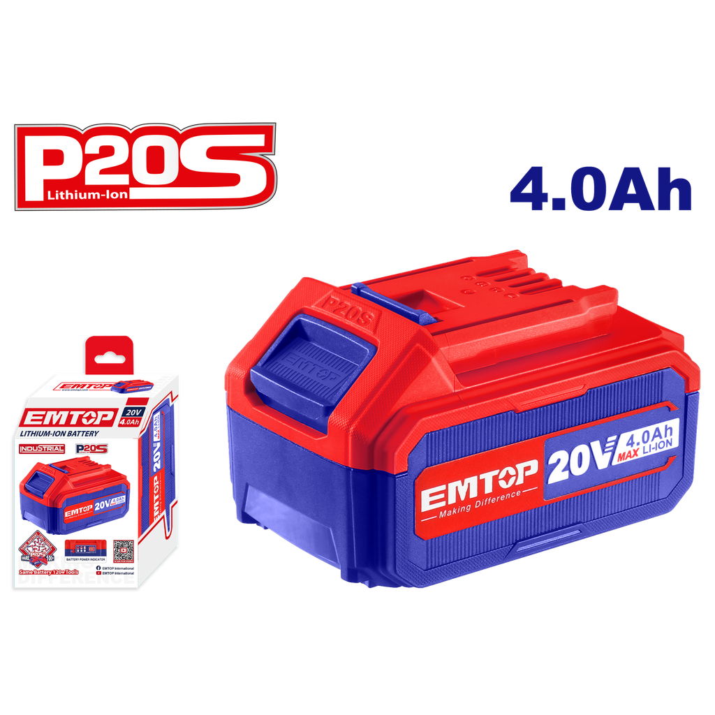 BATERIA DE IONES DE LITIO 20V 4AH INDUSTRIAL (REEMPLAZADO POR EBPK20021)