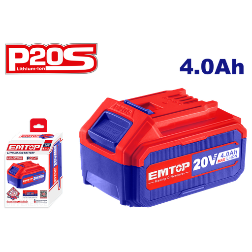 [52 ET EBPK2002] BATERIA DE IONES DE LITIO 20V 4AH INDUSTRIAL (COD. NEW EBPK20021)